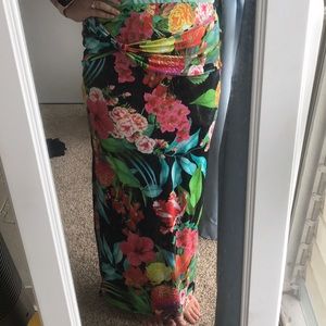Hawaiian Floral Skirt